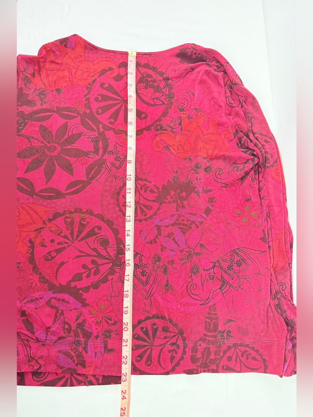 Chico's Travelers Raspberry Printed Three-Piece Set Jacket/Shell/Pants Medium - Picture 16 of 16